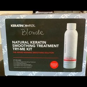 New Keratin complex treatment kit for blonde hair